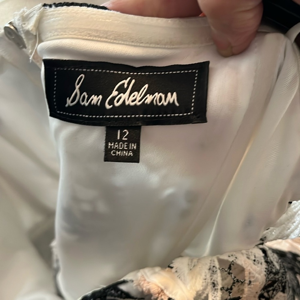 Sam Edelman off the shoulder applicant dress